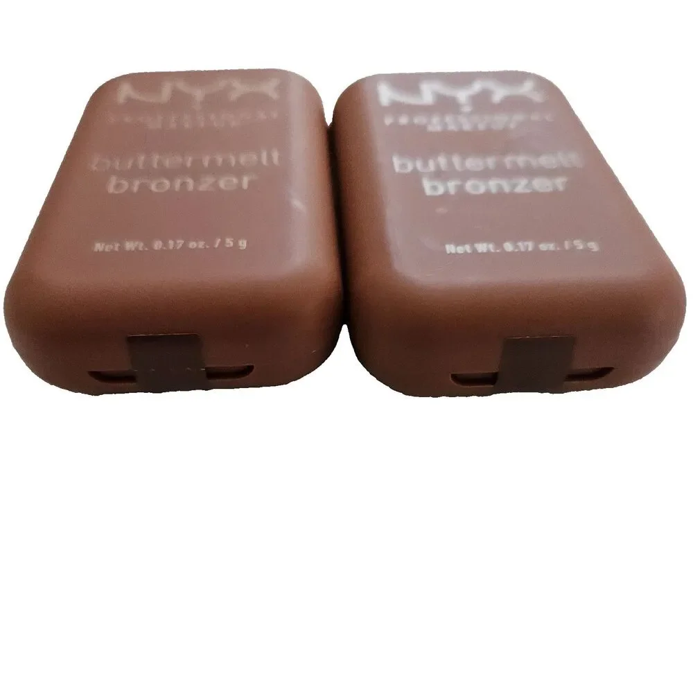 NYX Buttermelt Bronzer, BMB07.5 Butta Match 7.5 Deep Rich Warm 2 Pack